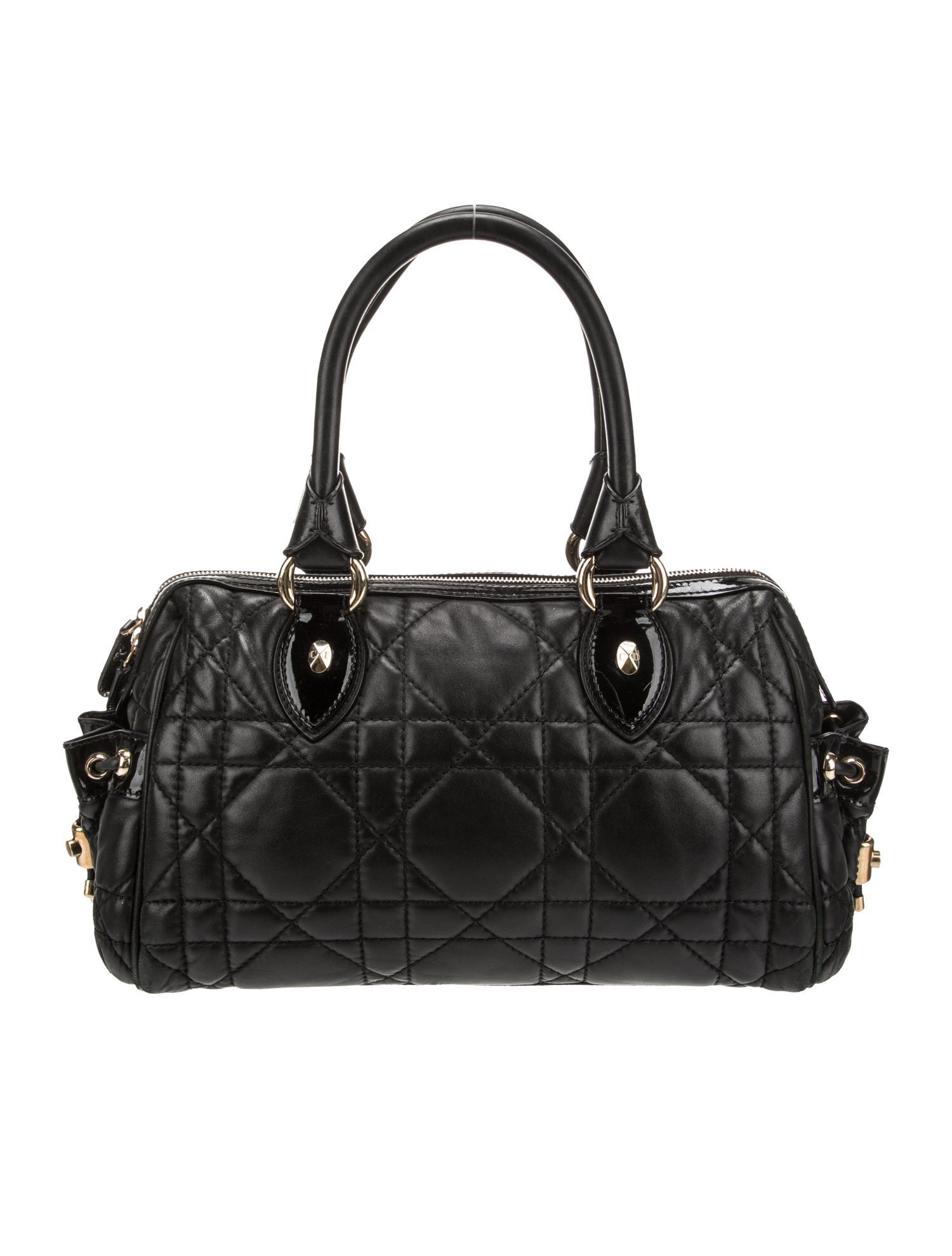 Christian Dior Quilted Top Handle Bag