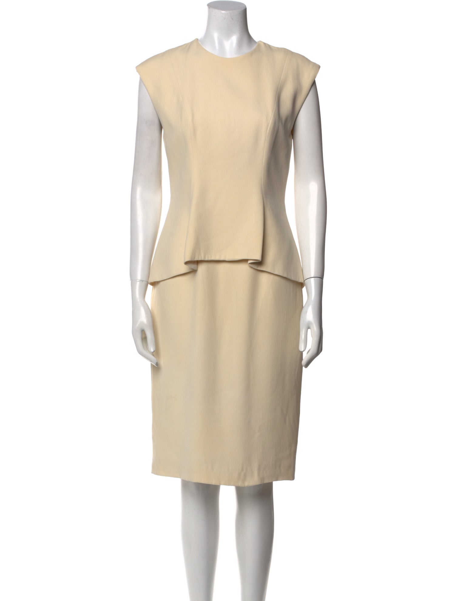 Christian Dior Virgin Wool Midi Length Dress