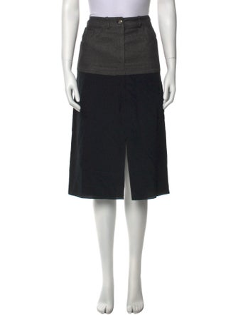 Christian Dior Silk Knee-Length Skirt
