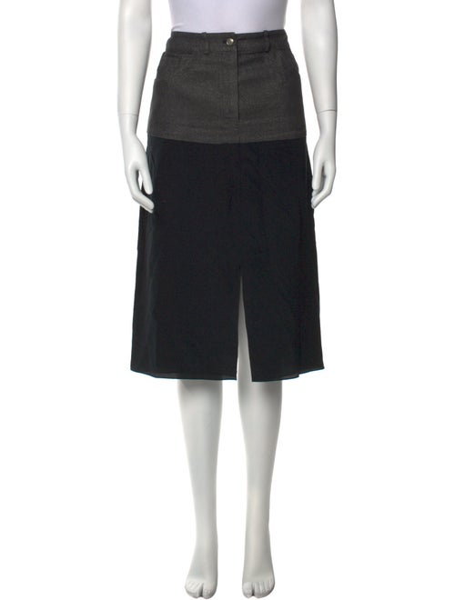 Christian Dior Silk Knee-Length Skirt