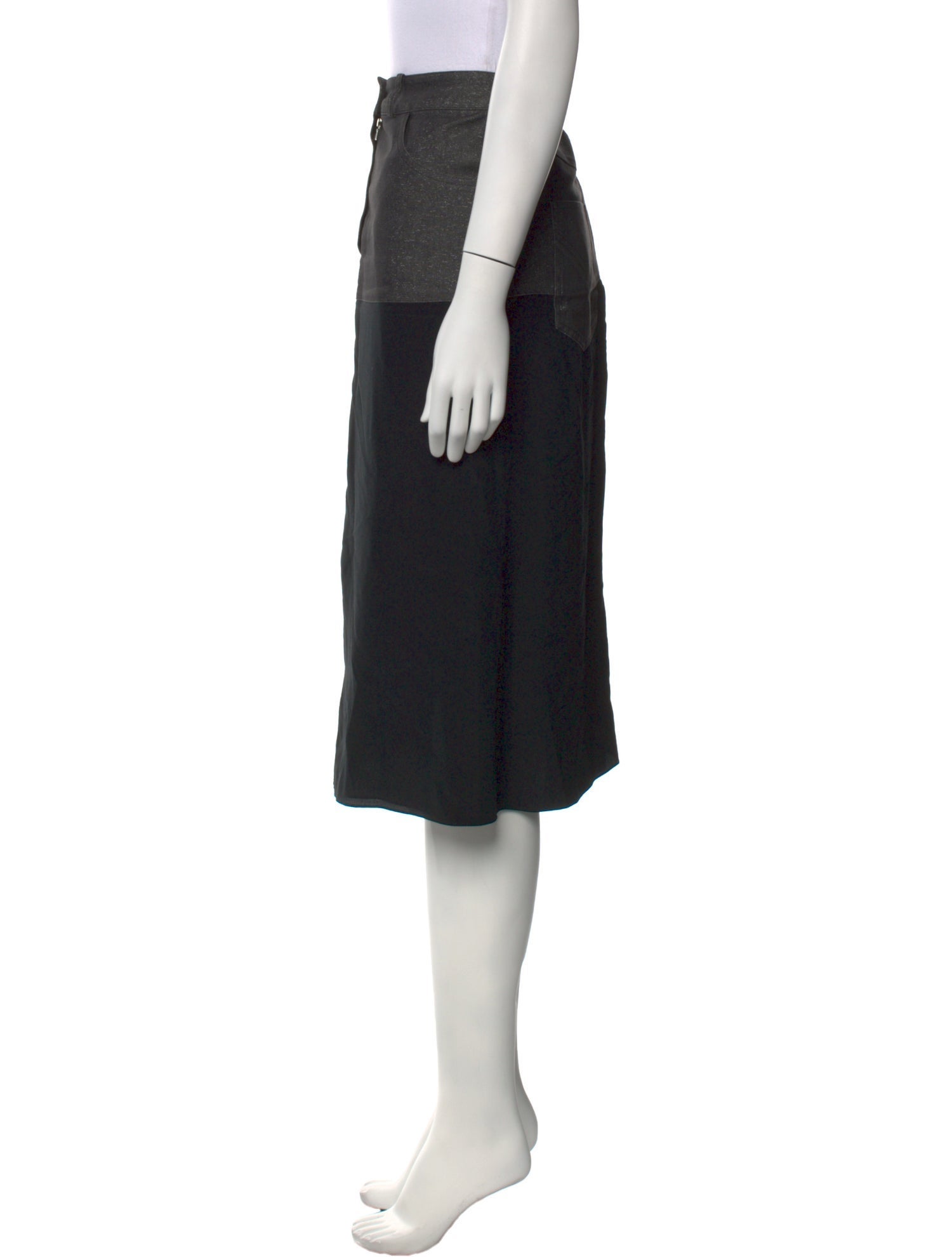 Christian Dior Silk Knee-Length Skirt