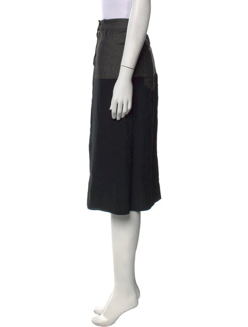 Christian Dior Silk Knee-Length Skirt