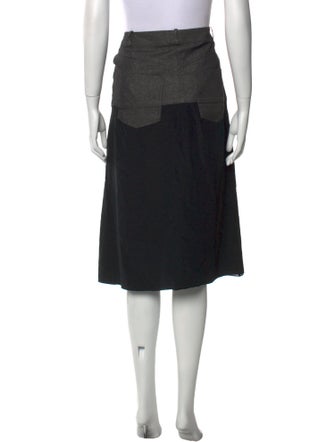 Christian Dior Silk Knee-Length Skirt