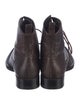 Christian Dior Leather Combat Boots