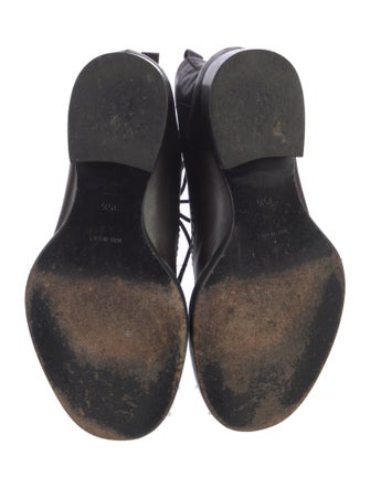 Christian Dior Leather Combat Boots