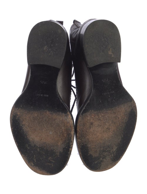 Christian Dior Leather Combat Boots