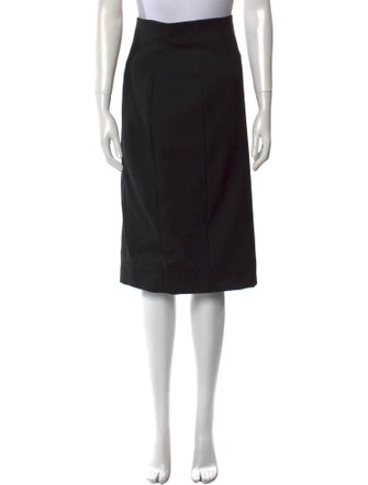 Christian Dior Wool Knee-Length Skirt