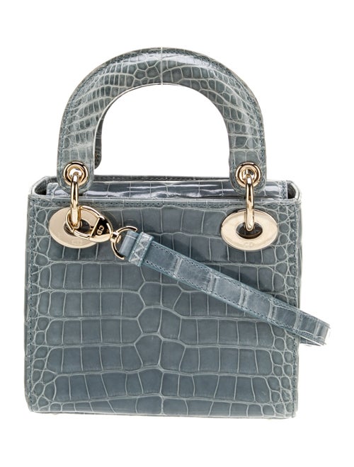 Christian Dior Alligator Lady Dior Mini
