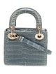 Christian Dior Alligator Lady Dior Mini