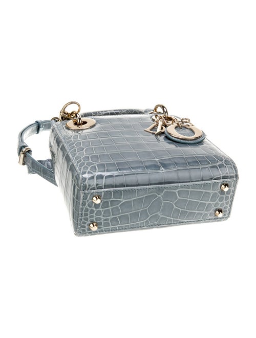 Christian Dior Alligator Lady Dior Mini