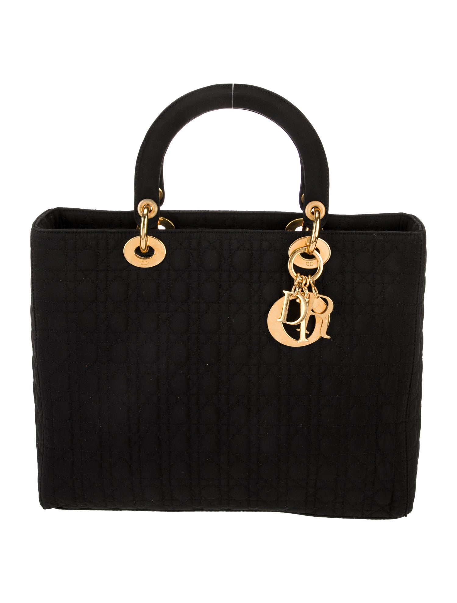 Christian Dior Cannage Top Handle Bag Vintage