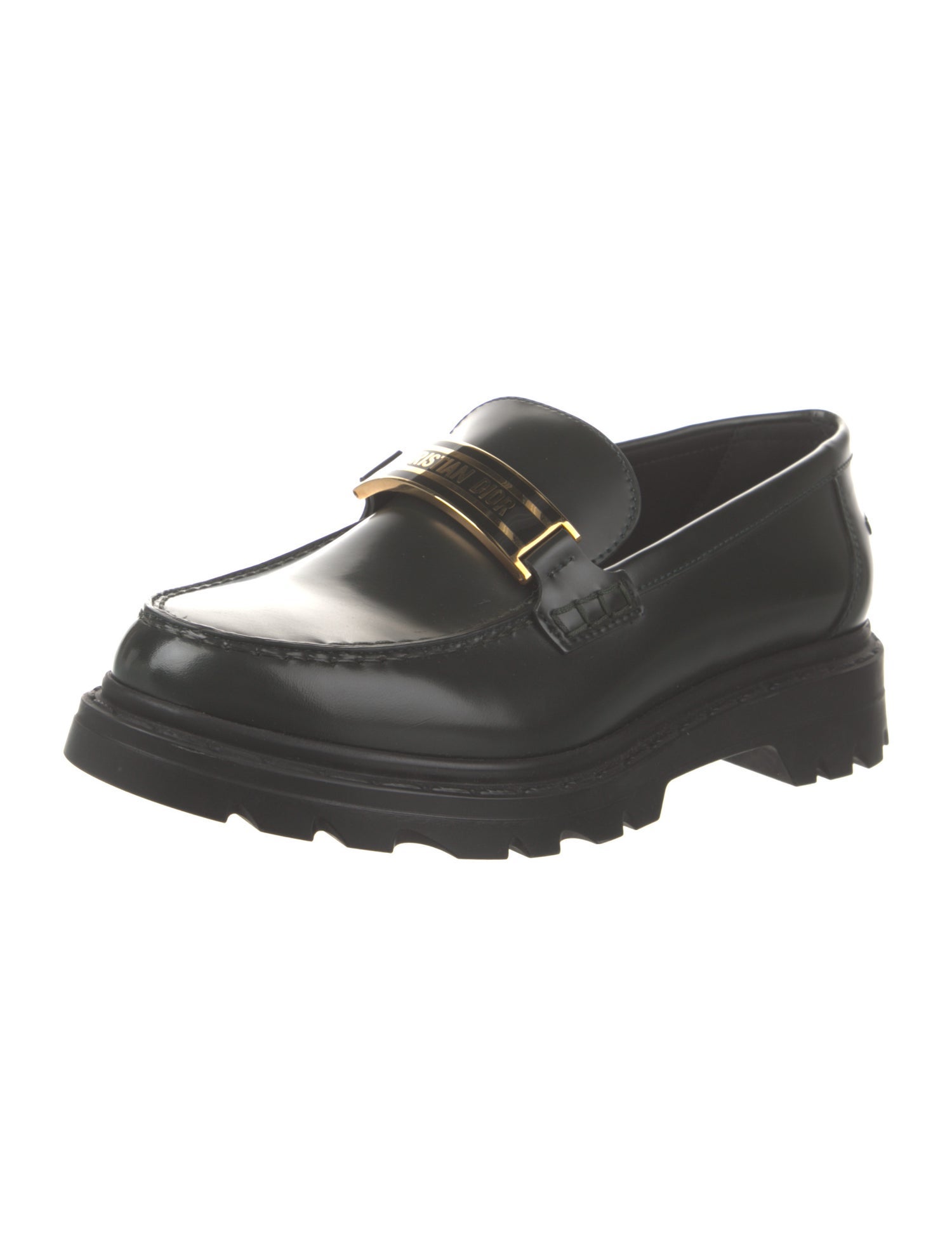 Christian Dior Leather Loafers