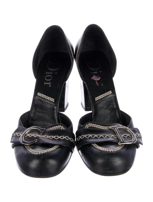 Christian Dior Leather D'Orsay Pumps