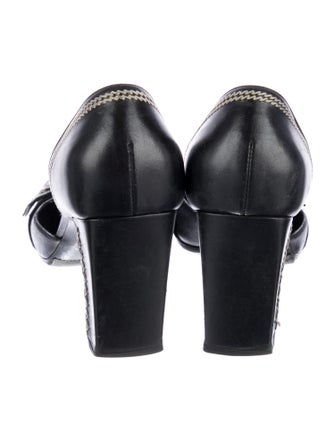 Christian Dior Leather D'Orsay Pumps