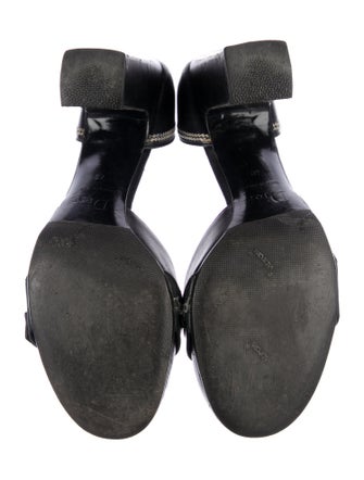 Christian Dior Leather D'Orsay Pumps