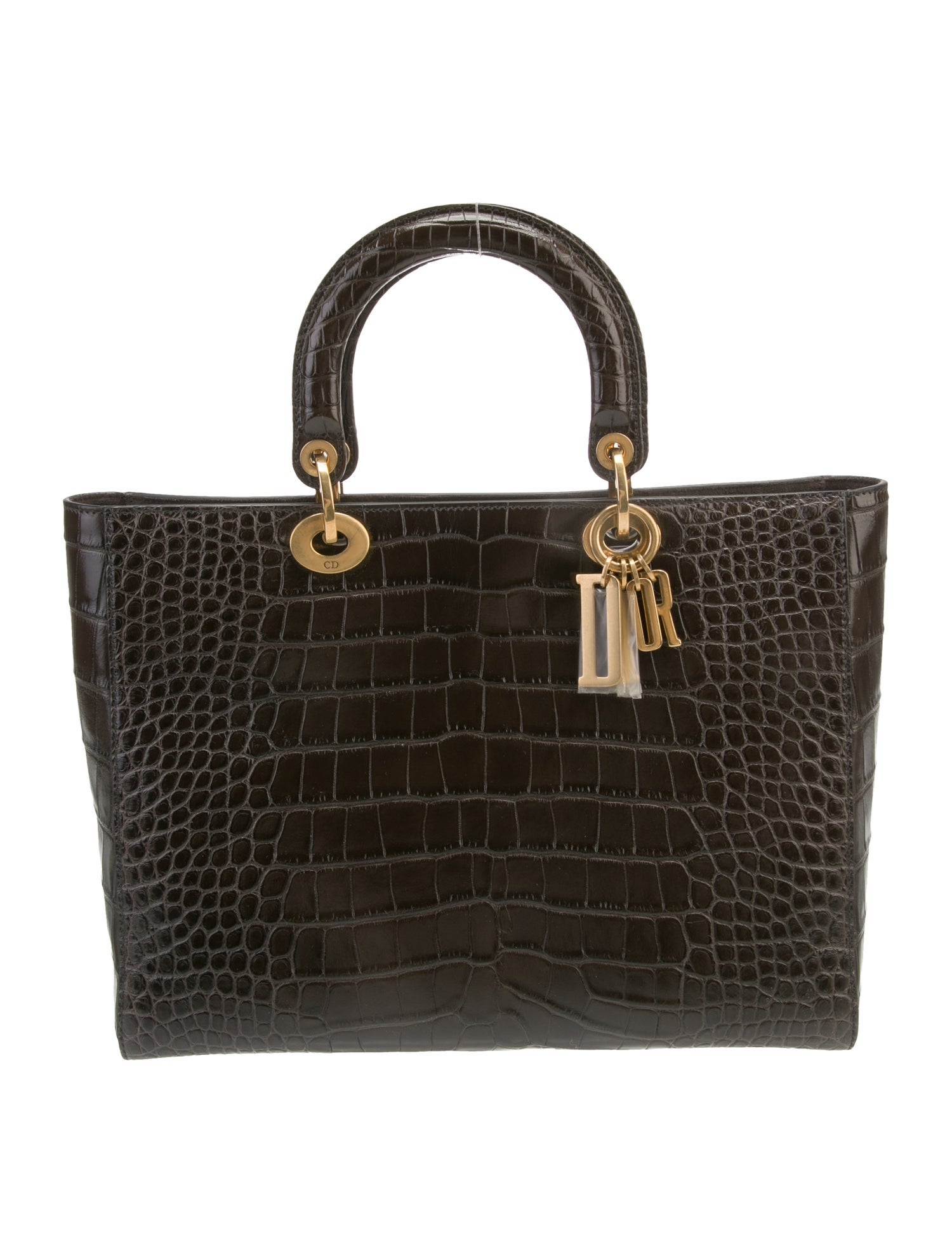 Christian Dior Alligator Lady Dior Large