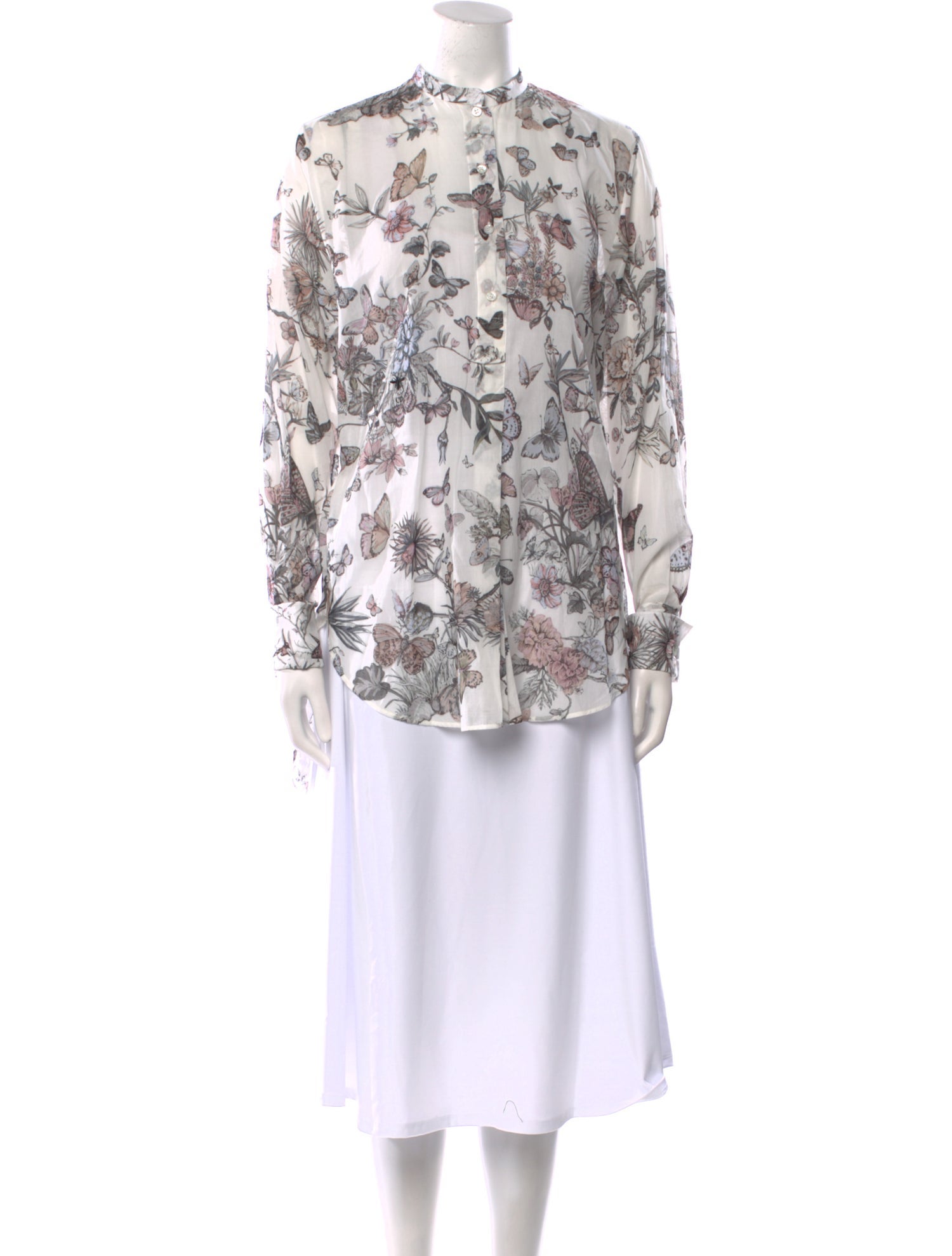 Christian Dior 2024 Floral Print Tunic w/ Tags