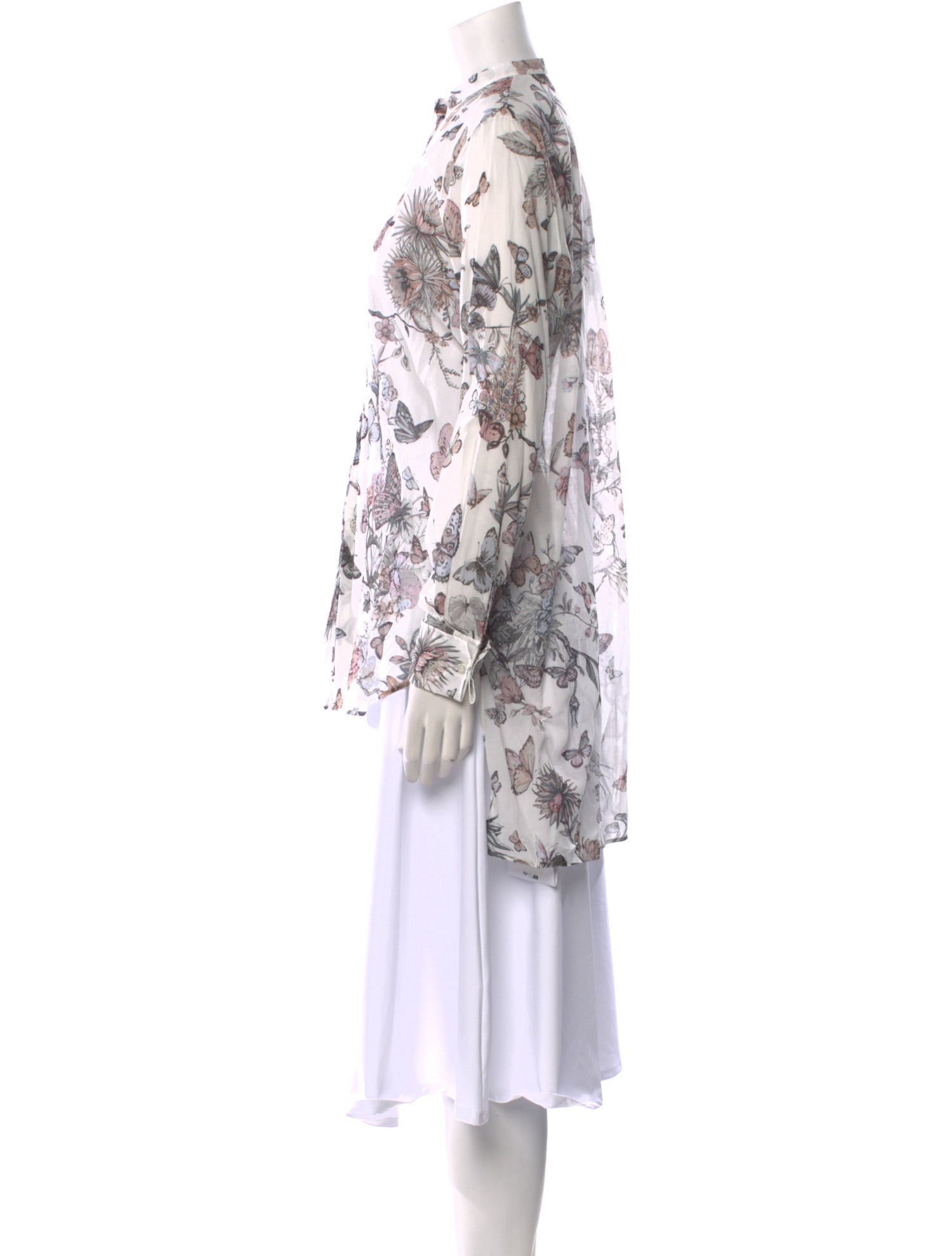 Christian Dior 2024 Floral Print Tunic w/ Tags