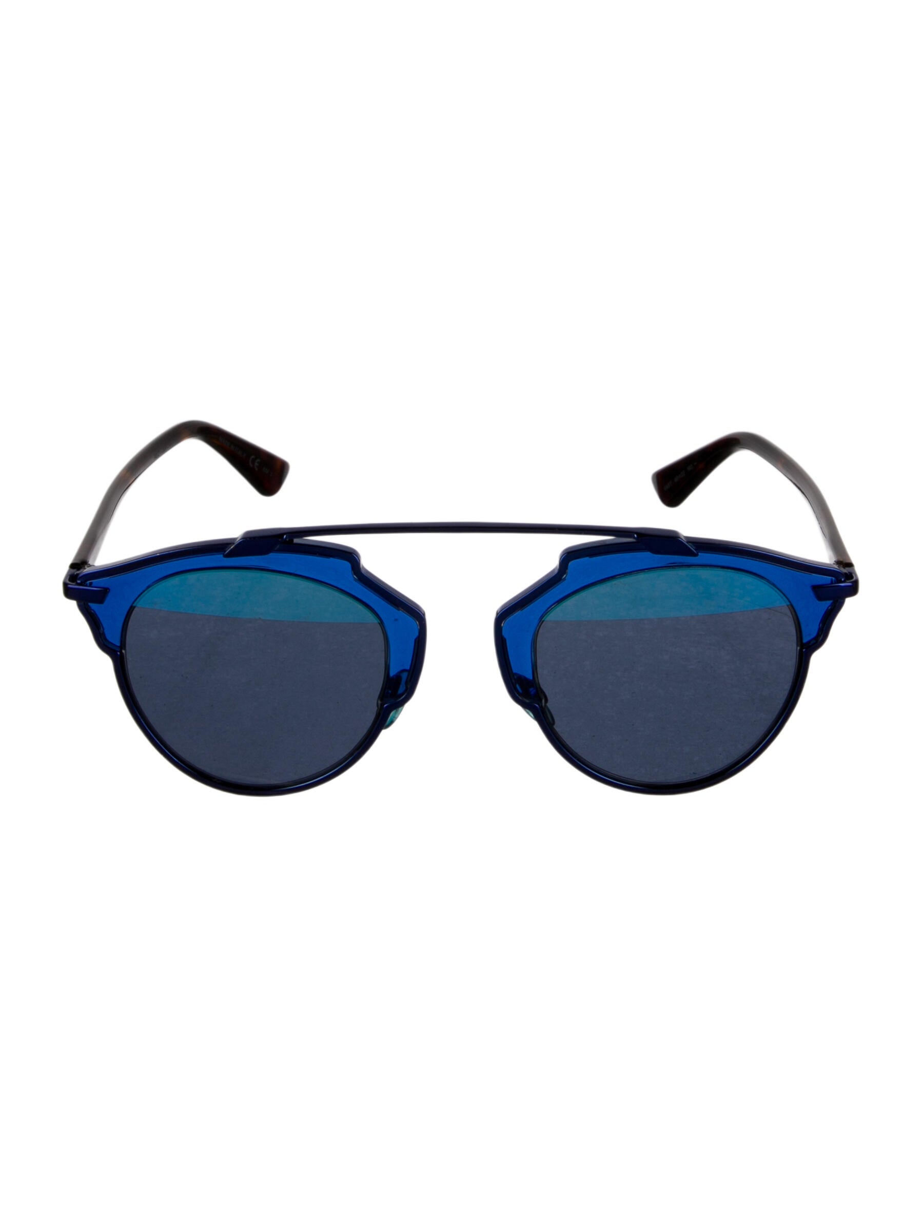 Christian Dior Round Mirrored Sunglasses