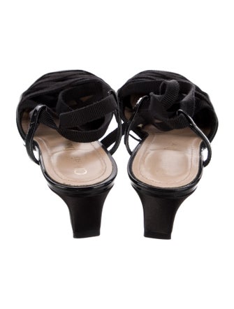 Christian Dior Patent Leather Slingback Pumps