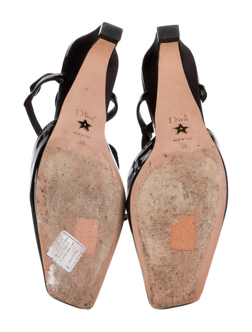 Christian Dior Patent Leather Slingback Pumps