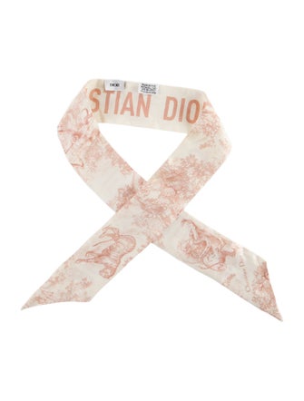 Christian Dior Silk Printed Scarf