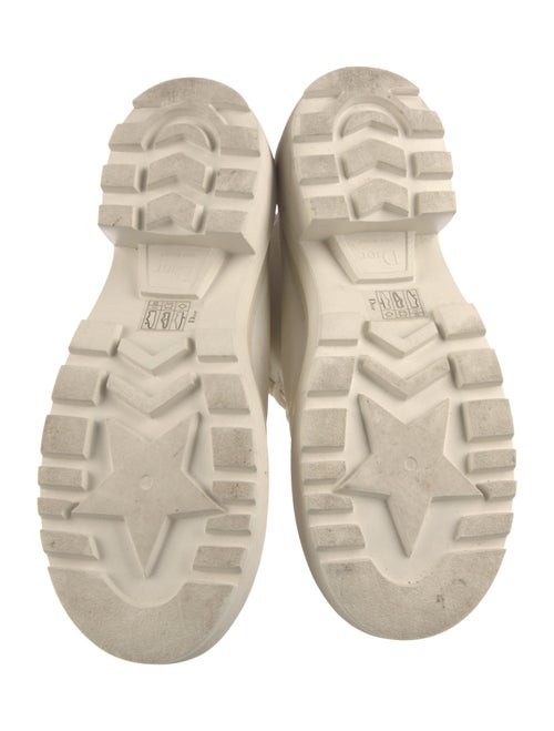 Christian Dior Canvas Combat Boots
