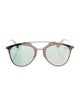 Christian Dior Wayfarer Mirrored Sunglasses
