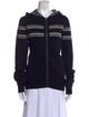 Christian Dior Striped Crew Neck Sweater
