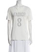 Christian Dior Graphic Print Crew Neck T-Shirt