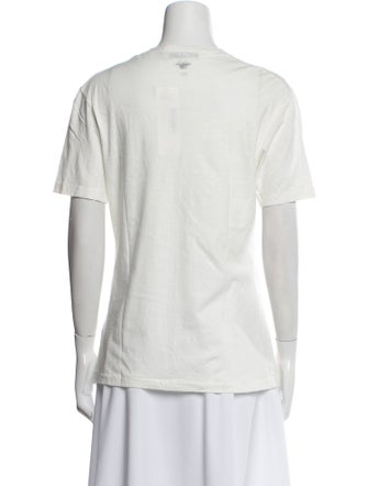 Christian Dior Graphic Print Crew Neck T-Shirt