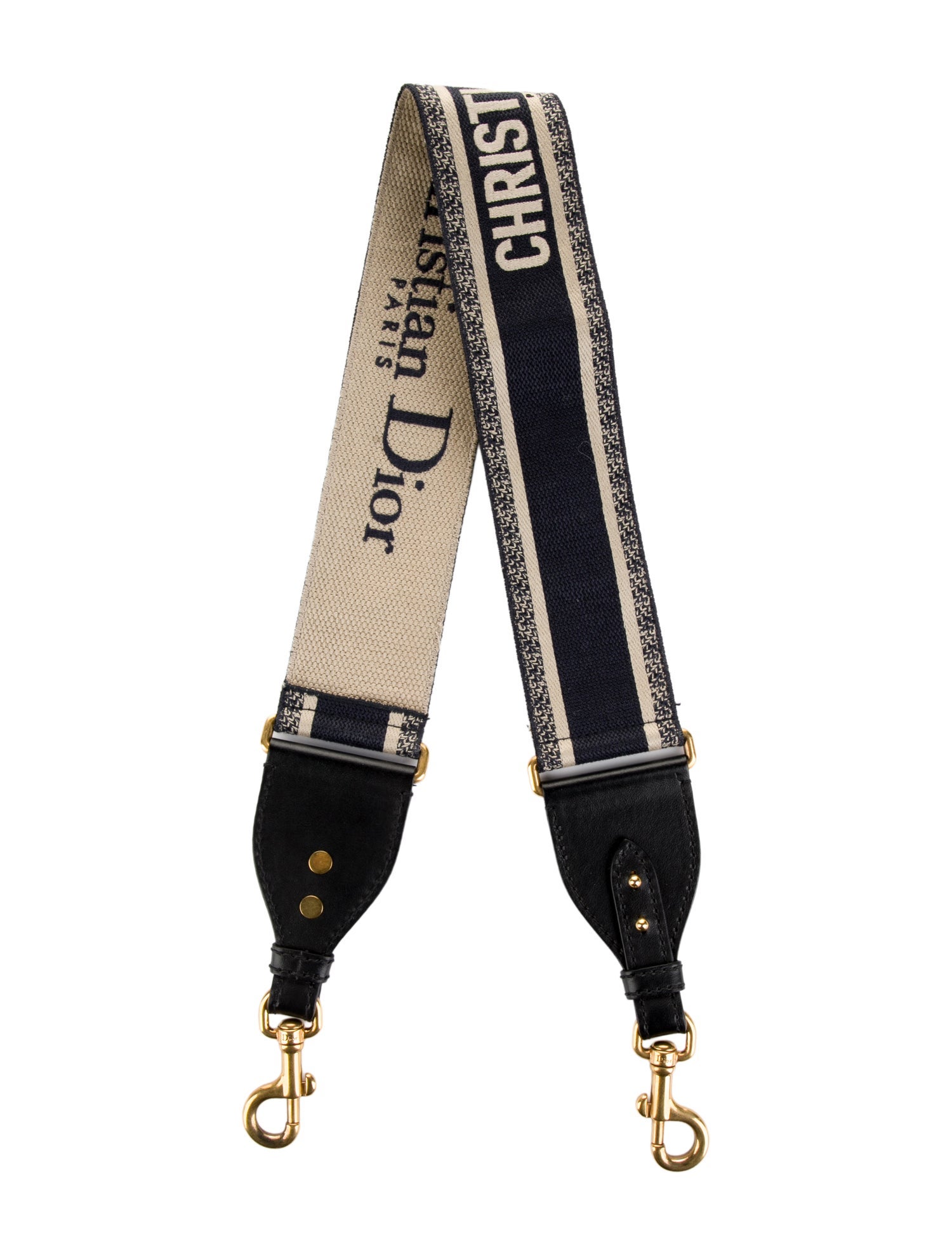 Christian Dior Logo Canvas Bag Strap