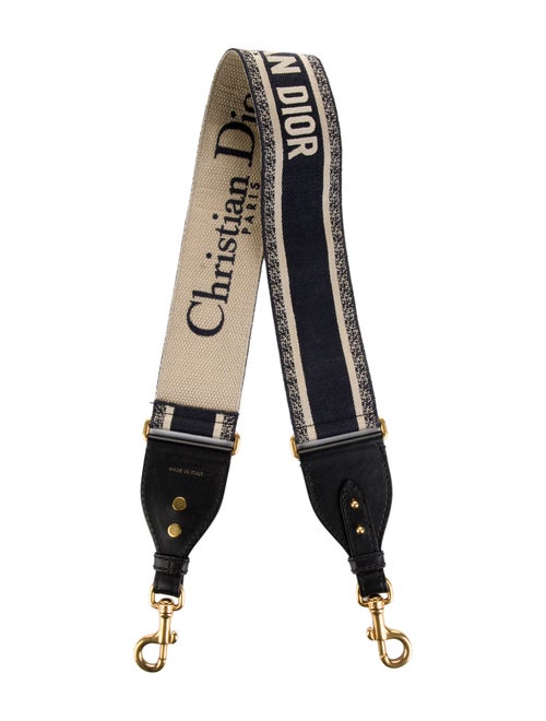 Christian Dior Logo Canvas Bag Strap