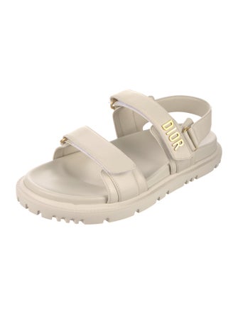 Christian Dior Leather Slingback Sandals