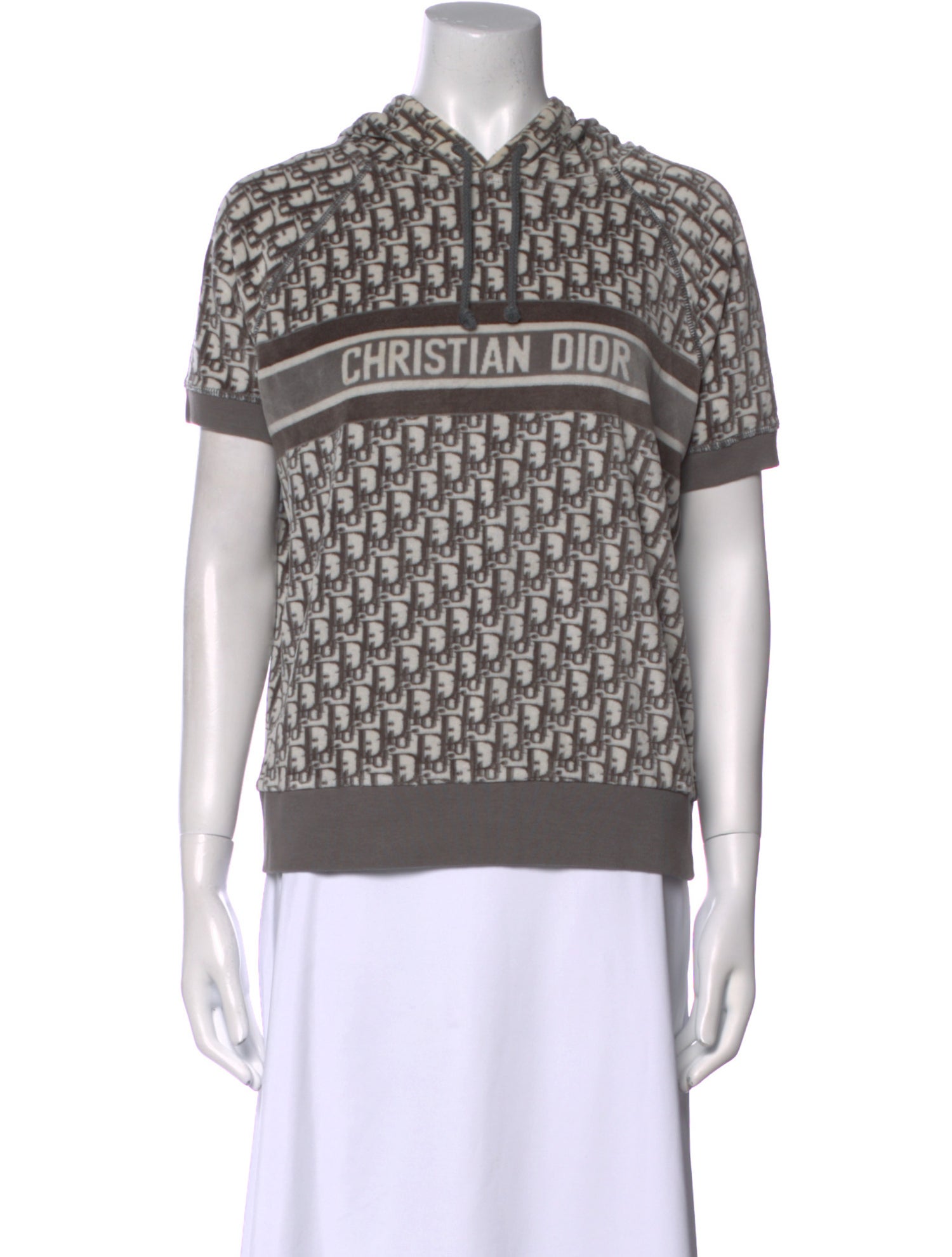 Christian Dior Printed Mock Neck Sweatshirt