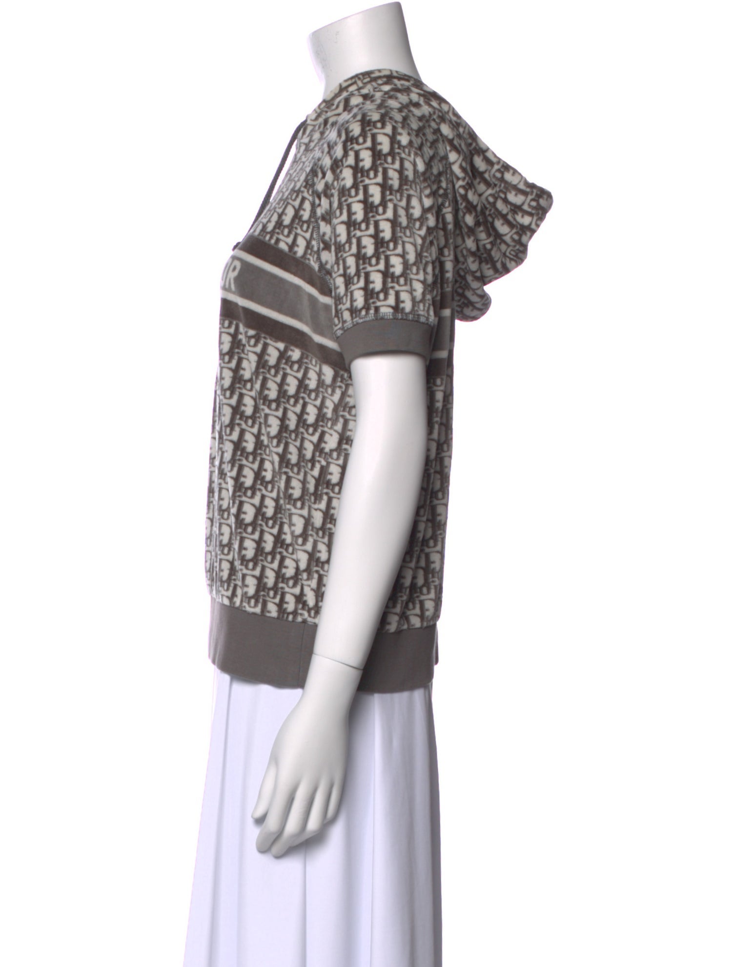 Christian Dior Printed Mock Neck Sweatshirt