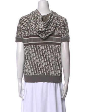 Christian Dior Printed Mock Neck Sweatshirt