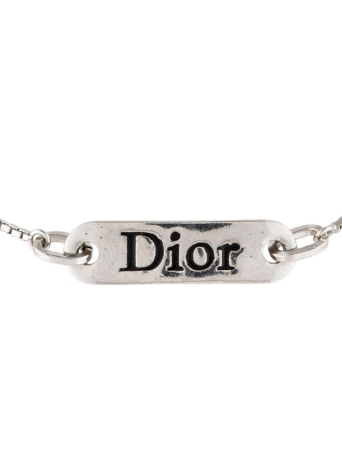 Christian Dior Enamel Logo ID Bracelet
