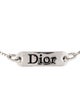 Christian Dior Enamel Logo ID Bracelet