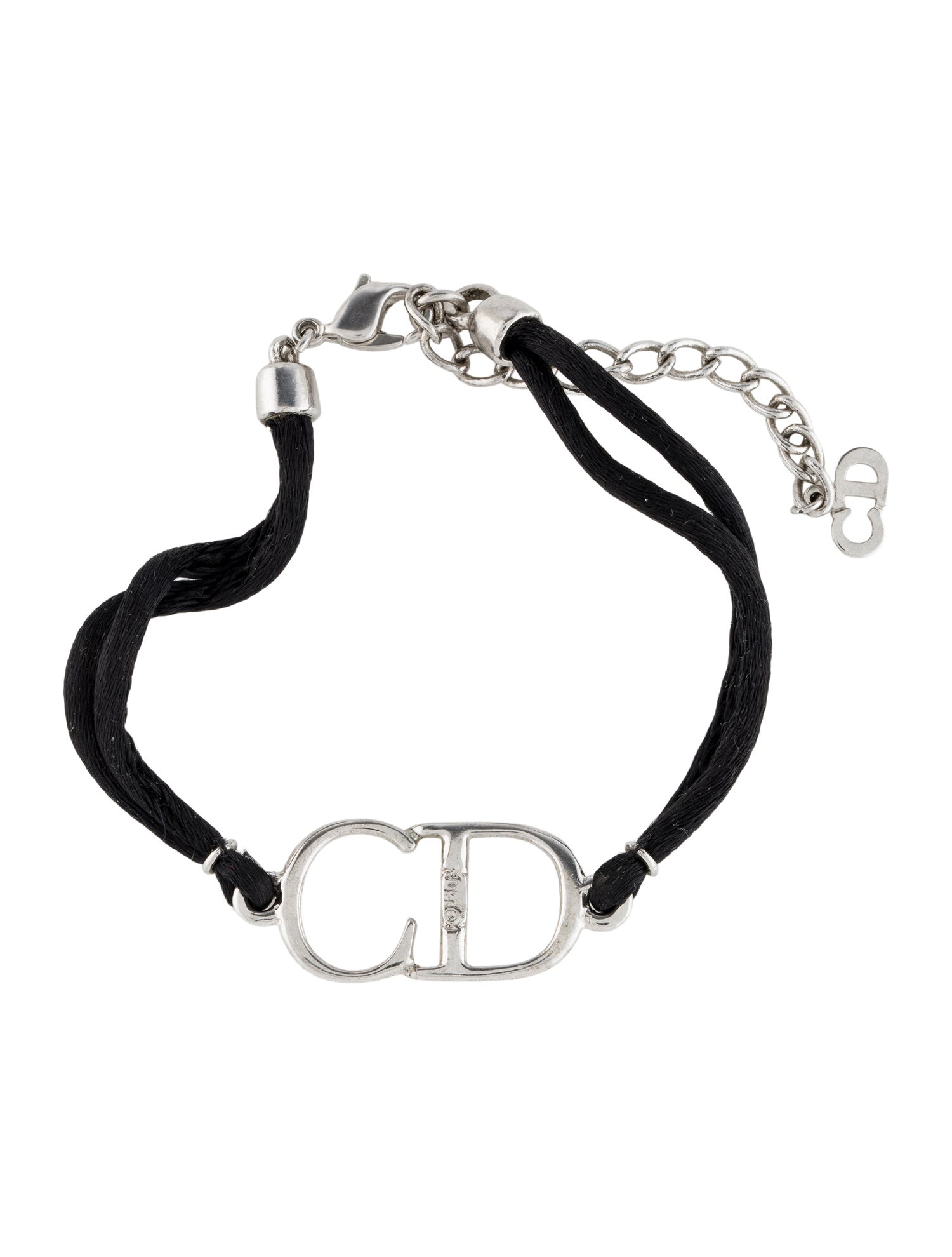 Christian Dior CD Cord Wrap Bracelet