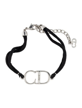 Christian Dior CD Cord Wrap Bracelet