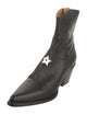 Christian Dior Leather Western Boots