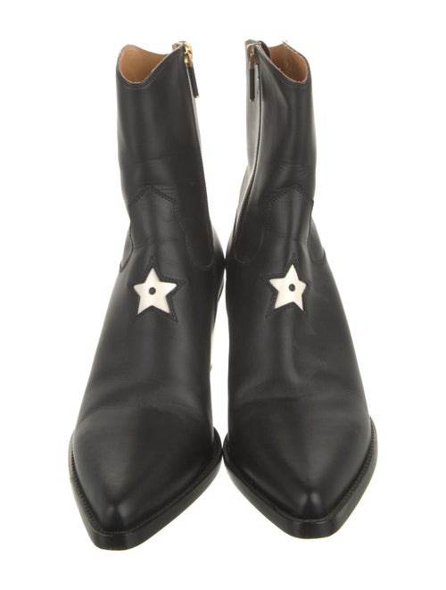 Christian Dior Leather Western Boots