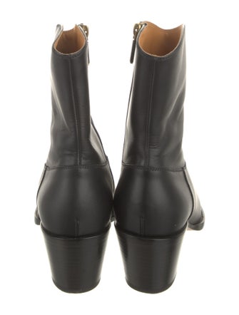 Christian Dior Leather Western Boots