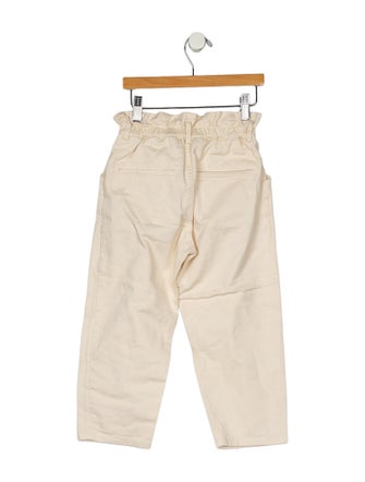 Christian Dior kid girls' neutral pants