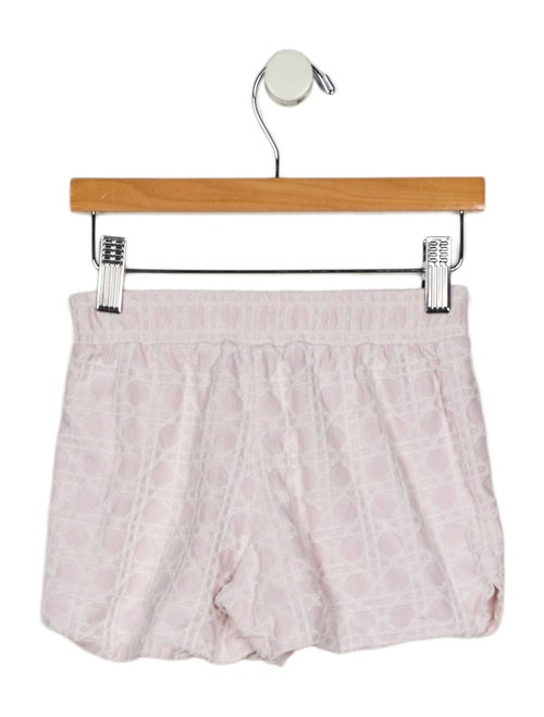 Christian Dior Kids Cannage Terry Cloth Shorts