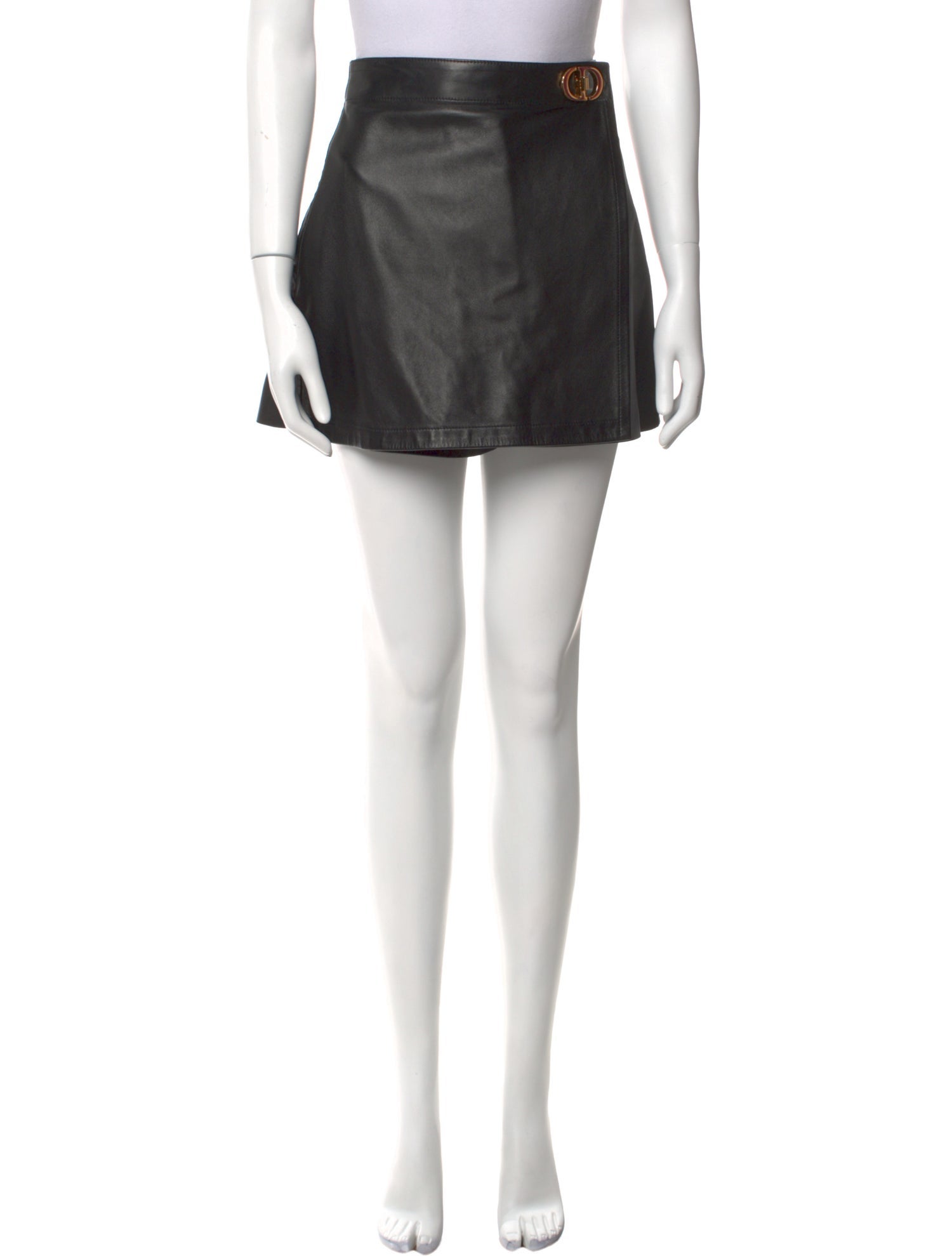 Christian Dior Leather Mini Shorts