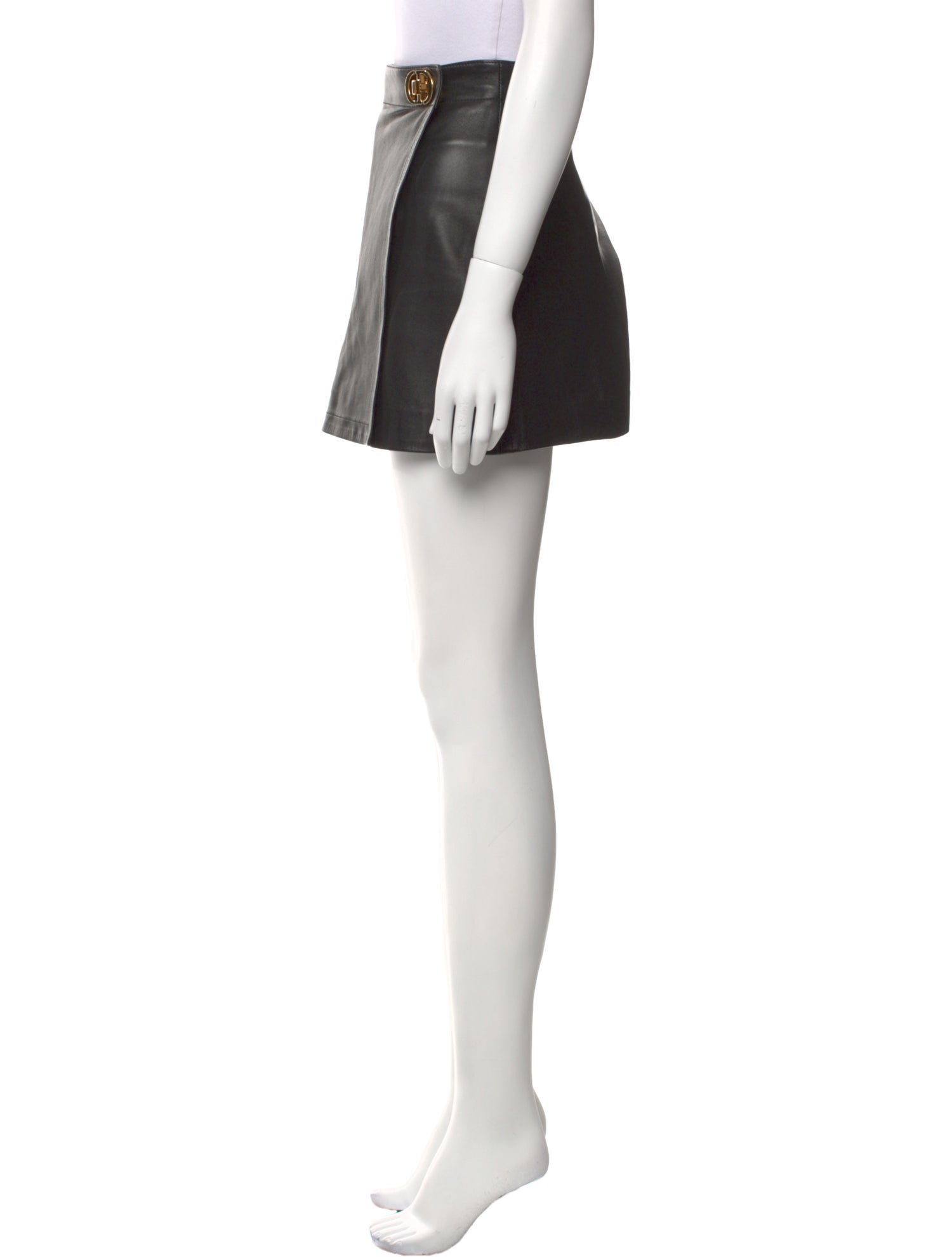 Christian Dior Leather Mini Shorts