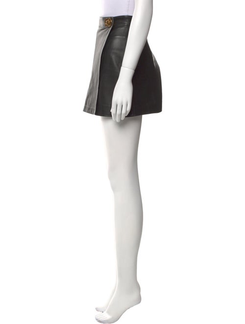 Christian Dior Leather Mini Shorts