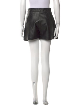 Christian Dior Leather Mini Shorts